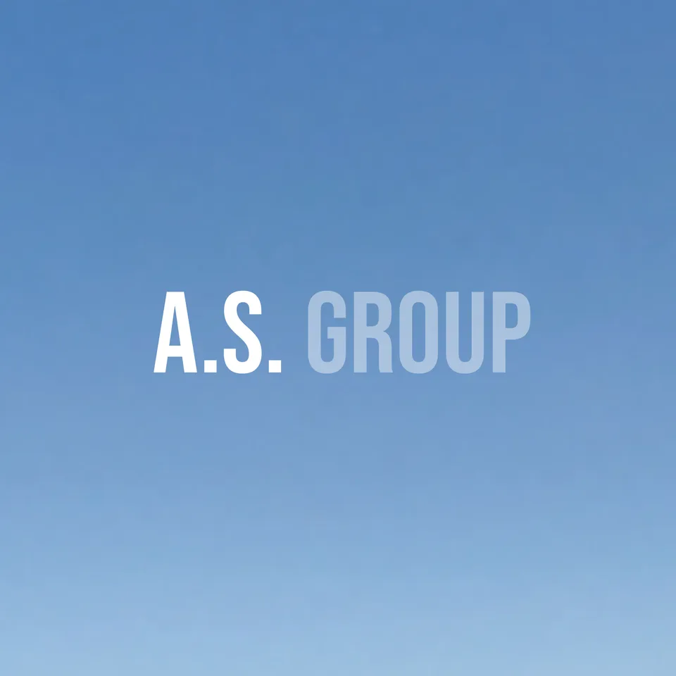 A.S. Group abbreviated identity configuration on blue