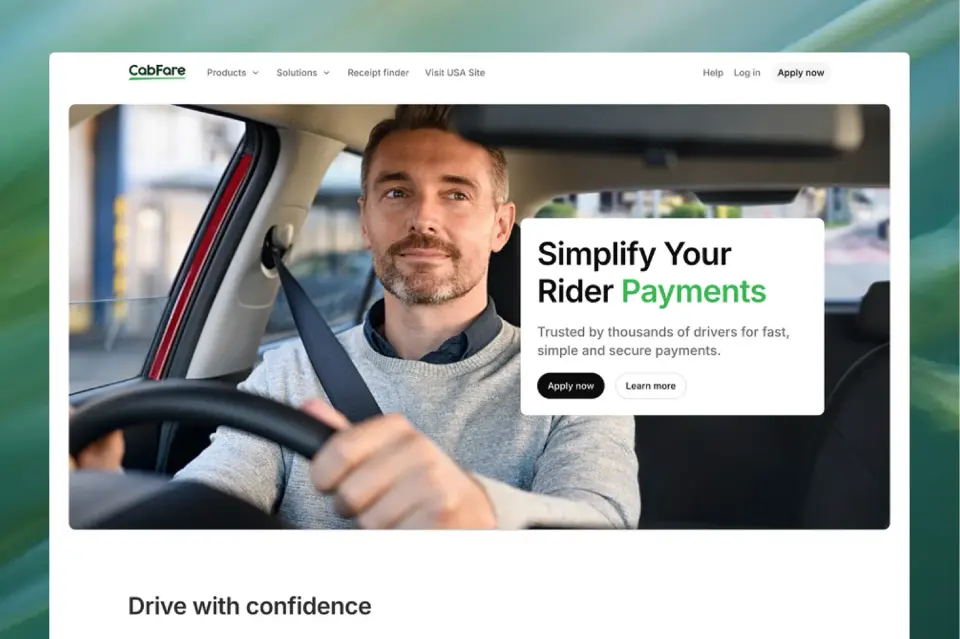 CabFare’s Digital Transformation Journey website preview