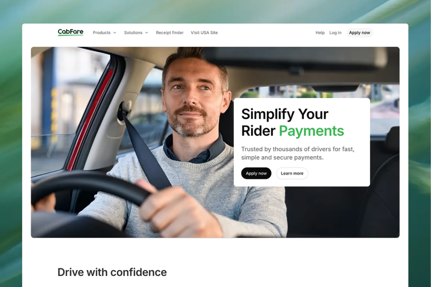CabFare’s Digital Transformation Journey website preview