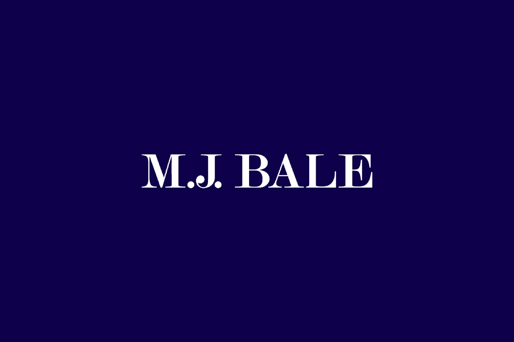 M.J. Bale E-commerce Retail Growth website preview